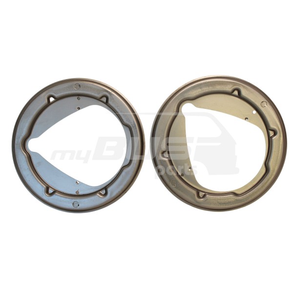 Set Bremsankerbleche Bremsträgerbleche Hinterachse passend für den T3 Syncro 16 Zoll