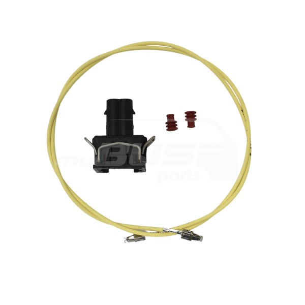 connector housing 2x with cable and seals for water temperature compyrtible for VW T3