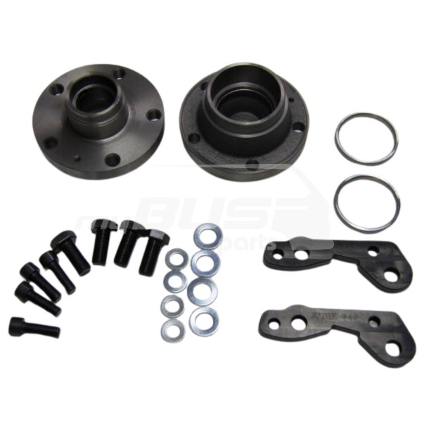 2WD brake adapter to Audi A6 312mm with wheel hub and centering ring compartible for VW T3