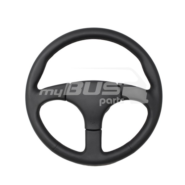 Leather steering wheel