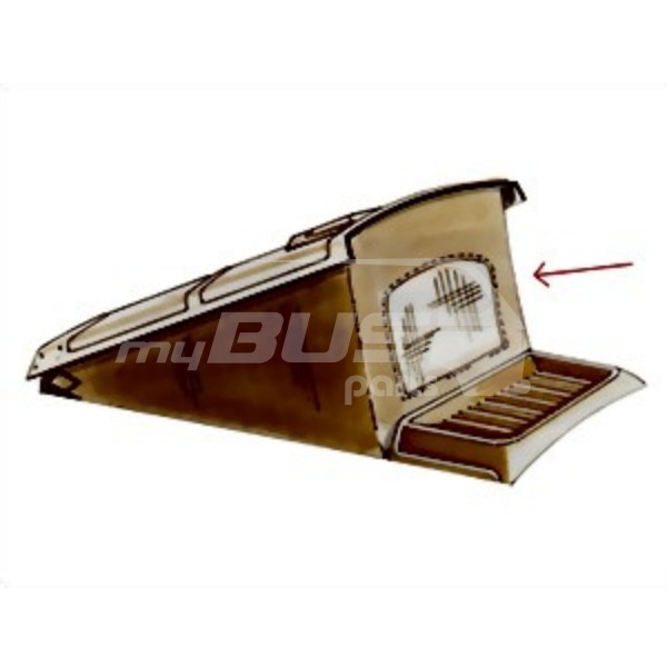 bellows for pitch roof up to 85 beige a window compartible for VW T3