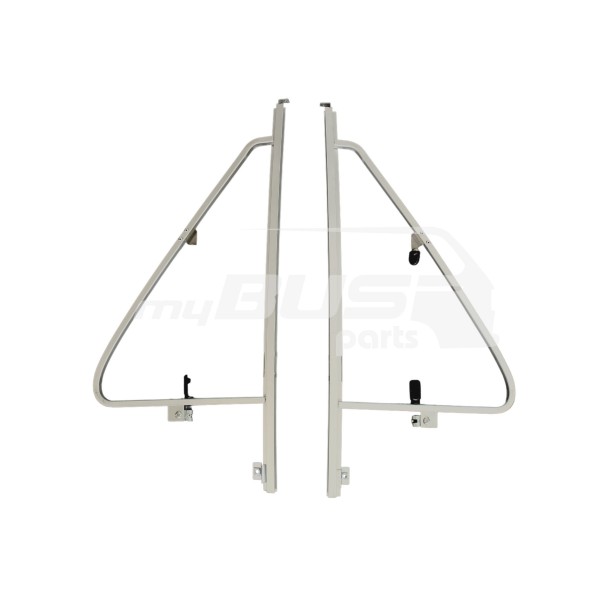 rotating window frame pair in front left and right compartible for VW T3