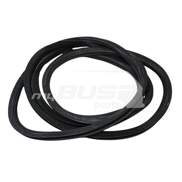 Windscreen seal with groove for trim strip compatible for VW T3