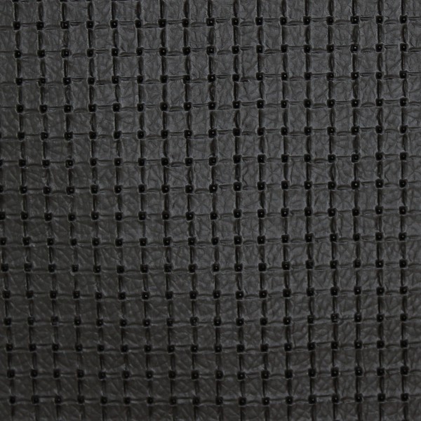Kunstleder schwarz Flechtnarbe, 140 cm breit