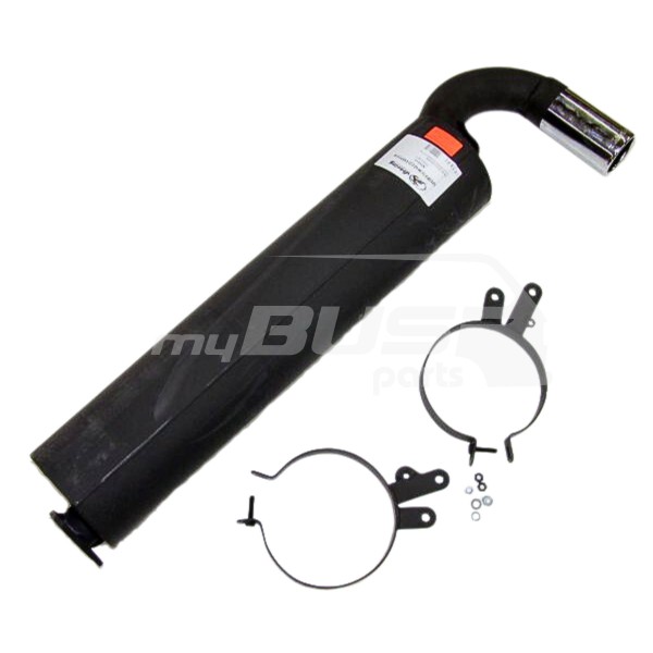 Sports rear muffler VA with ABE, suitable for VW T3 DJ / DG engine, only 2WD