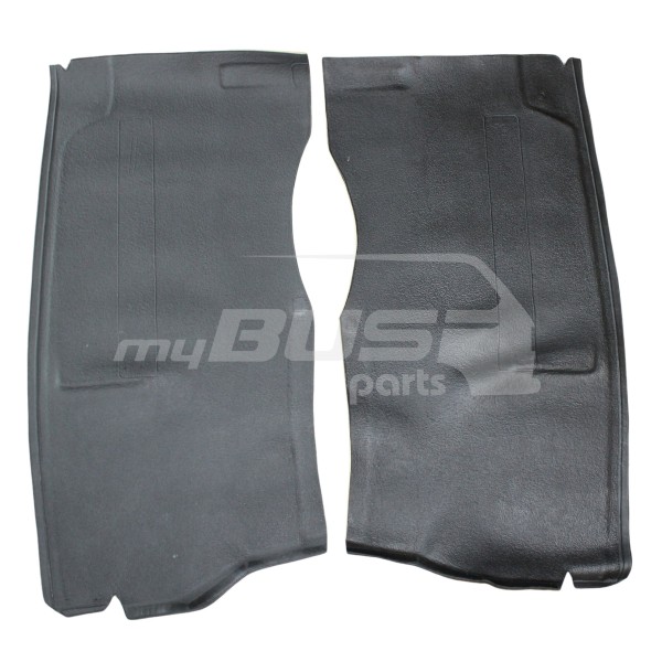 Set Gummimatten vorn unter den Sitzen links/rechts passend für VW T2