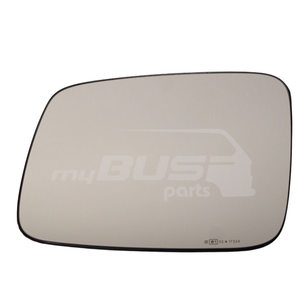 Spiegelglas links mit Trägerplatte plan beheizbar