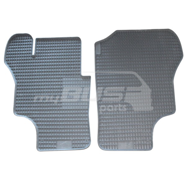 Satz Gummifußmatten zweiteilig grau passend für VW T3
