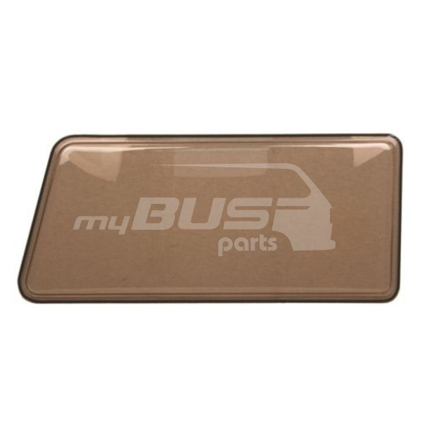 Iso window pane rear right passenger side bronze compartible for VW T3