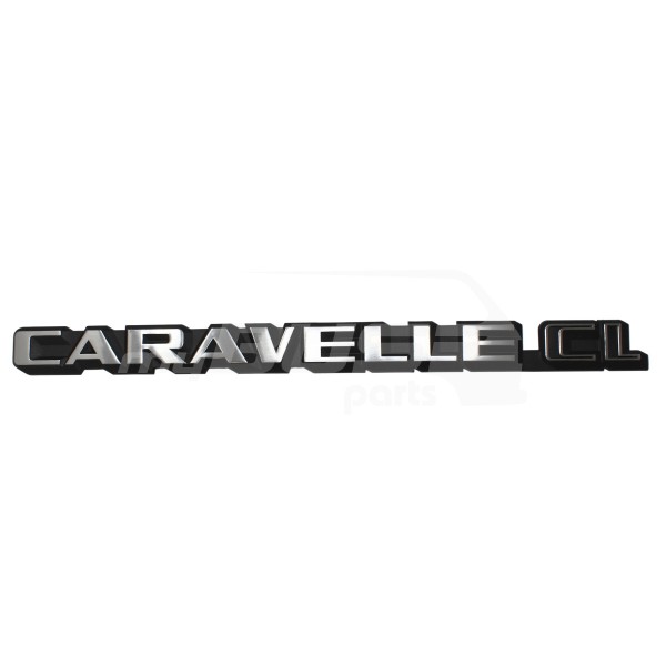 lettering Caravelle GL black chrome compartible for VW T3