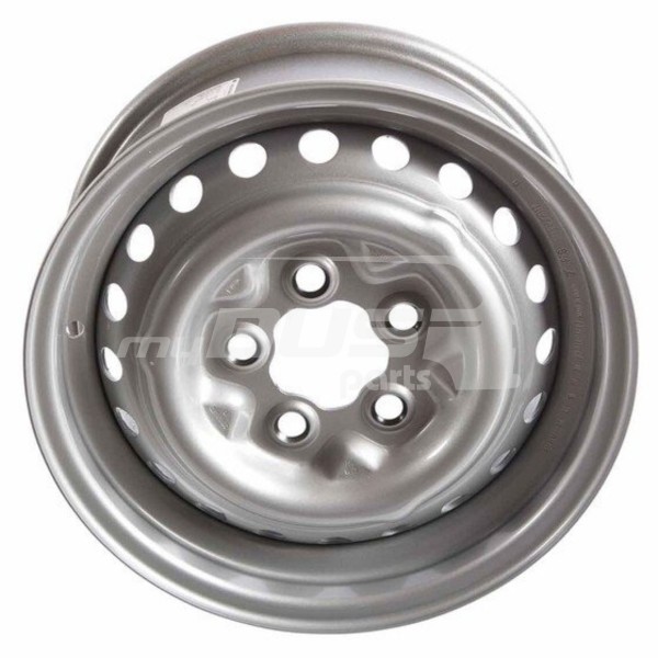Steel rim 5,5Jx14 ET39 Original VW suitable for T2B and T3 in silver