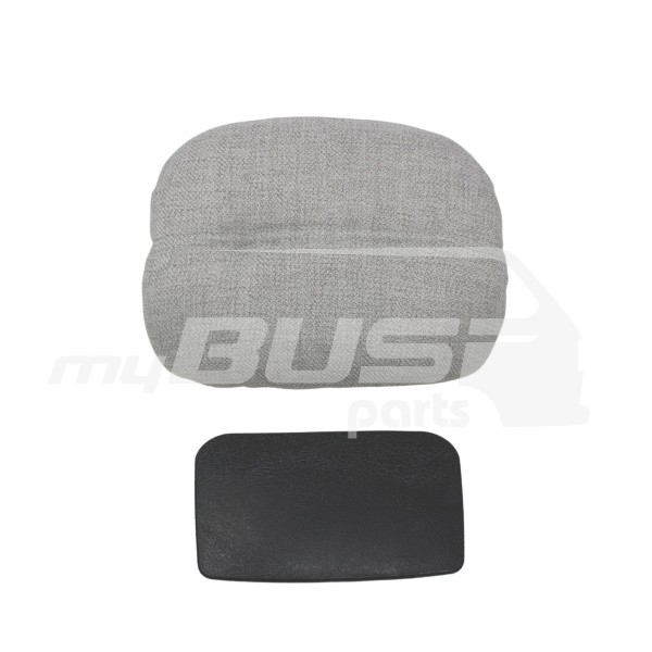 Headrest insert in uni gray completely compatible for VW T3