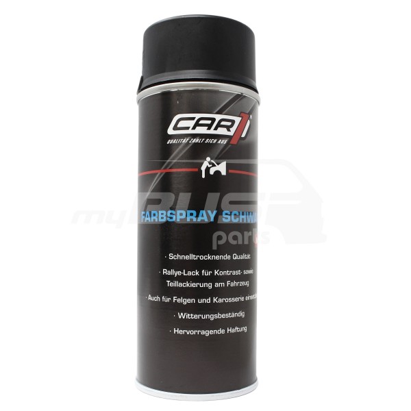 Rally spray paint black matt