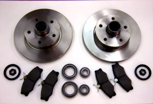 2WD since 7/86 brakes set front with accessory compartible for VW T3