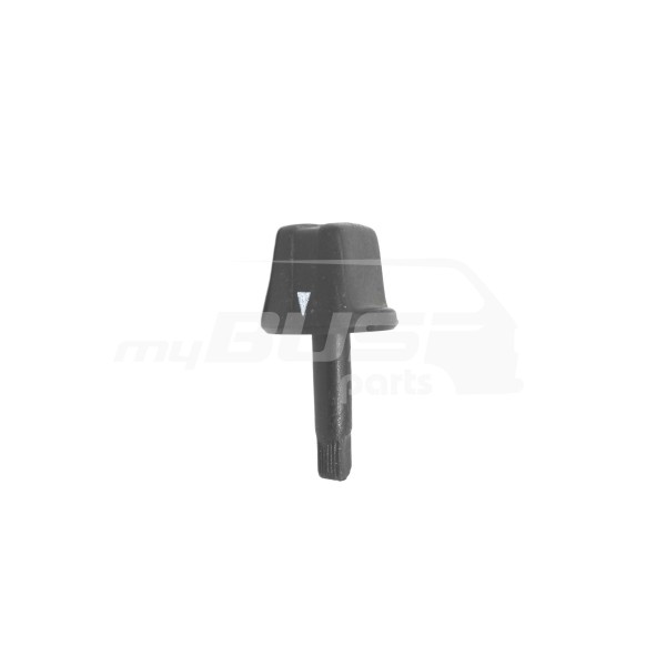 Knob for fan and heat exchanger switch, black, suitable for VW T3