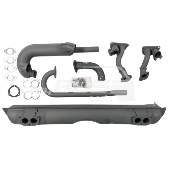 Silencer system complete incl Sealing kit suitable for VW T3 1.9 Ltr WBX DG up to 85 also for DF 1.9 Ltr. 60 HP