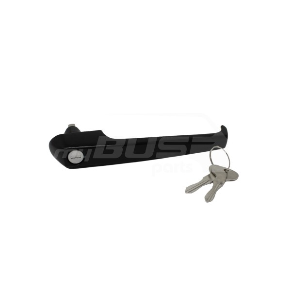 sliding door handle outside with lock and 2 keys compartible for VW T3