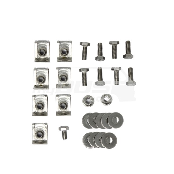 mounting set for engine protection tray for VW T3 D TD 27 pieces