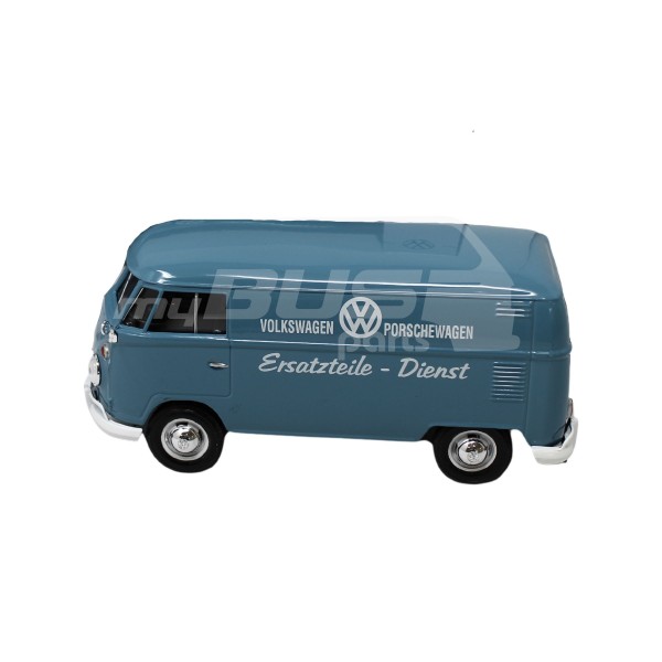 Modellauto blau 1:24 VW T1