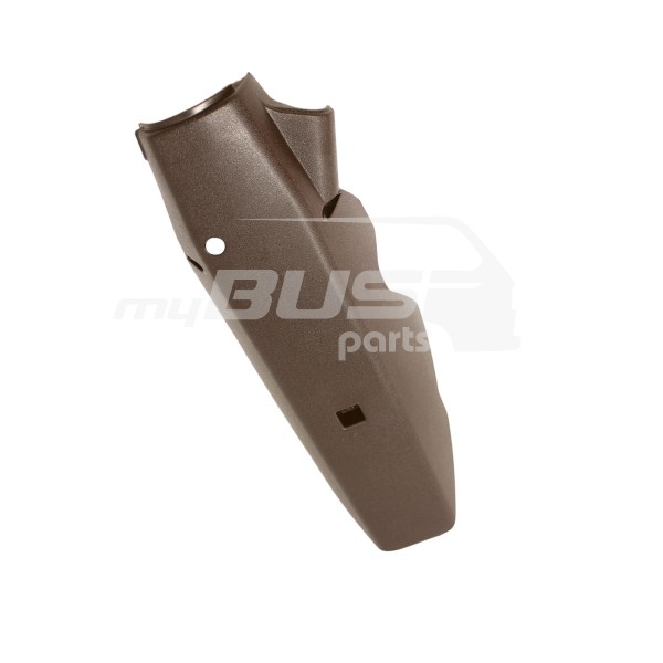 Covering steering column lower part saddle brown