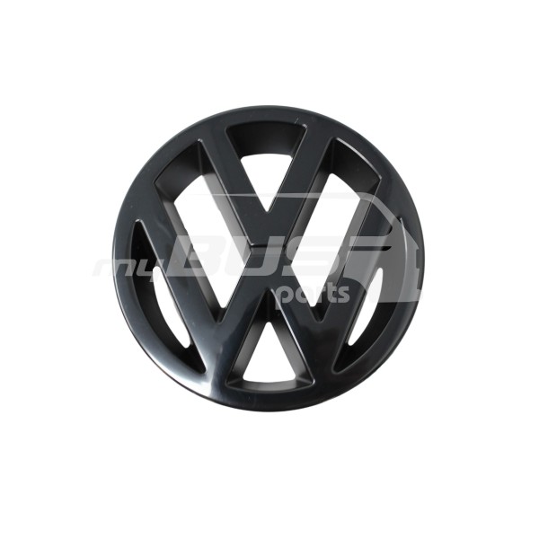 VW Zeichen Emblem für den Frontgrill schwarz 125 mm passend für den T3 Bus