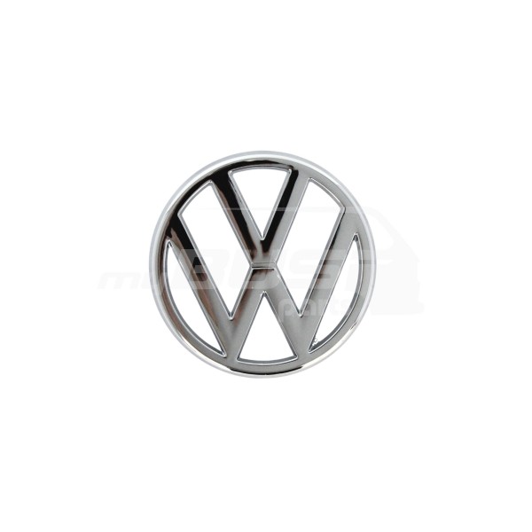 VW Zeichen Chrom 95 mm für Kühlergrill mit kleinem Emblem