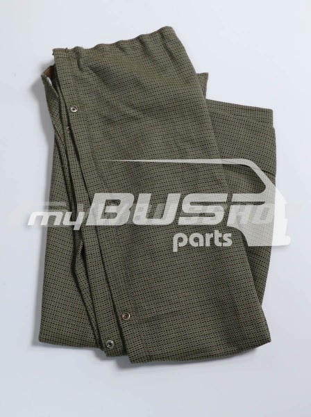 Zwischenvorhang Grün-Braun passend für VW T3 Westfalia nur Hochdach