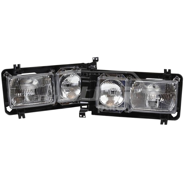 Satz H4 Halogen Doppelscheinwerfer links & rechts Paar passend für VW T3