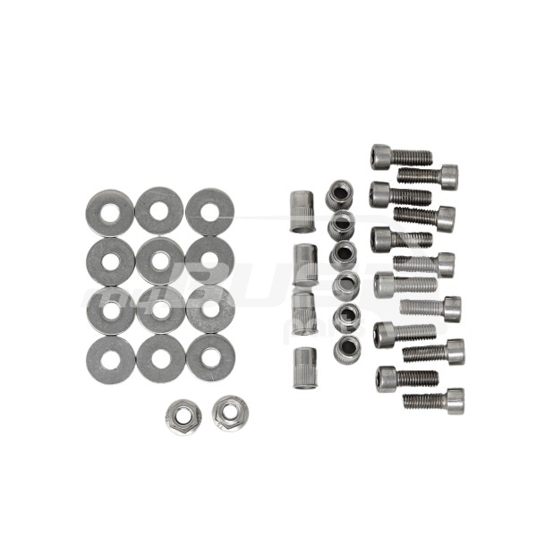 mounting set for bulkhead plate stainless steel 36 piece compatible for VW T3