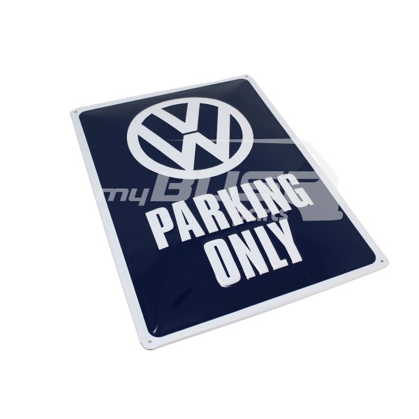 Tin Sign motive VW Parking only