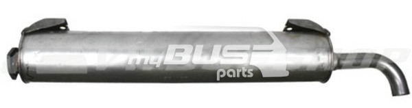 Rear silencer suitable for VW T3 KY 1.7 diesel flanged