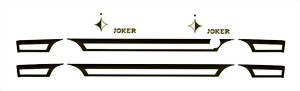 Decor Foil set Joker Gold 10 pieces