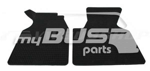 Satz Gummifußmatten zweiteilig Schwarz passend für VW T4