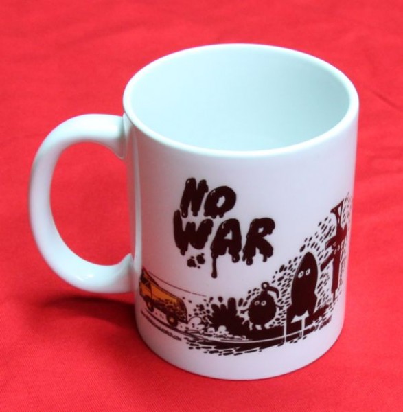 Kaffeetasse No War Porzellan