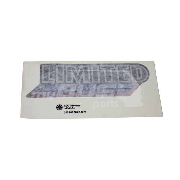 Folial Lettering Limited Last Edition compartible for VW T3