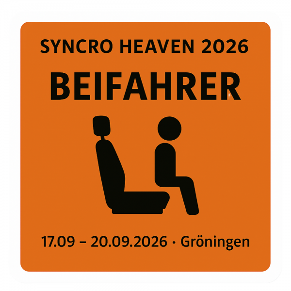 Syncro Heaven 2026 - Area 39 Gröningen - Beifahrer