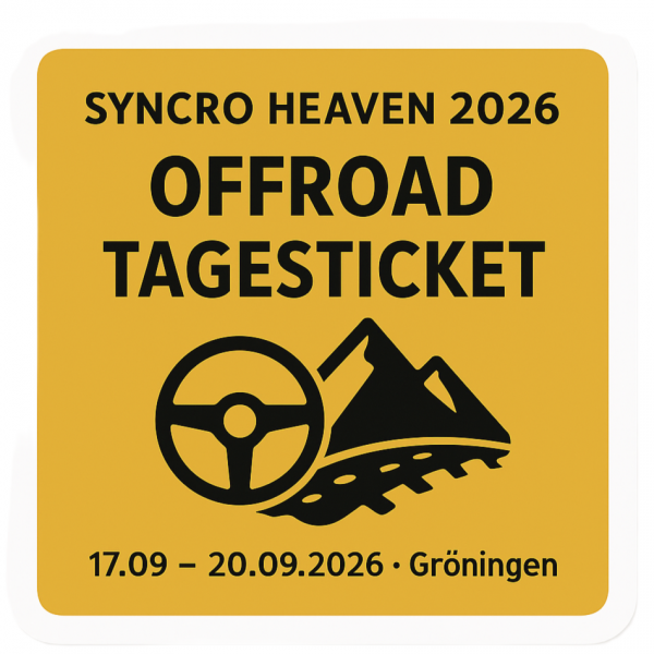 Syncro Heaven 2026 - Area 39 Gröningen - Offroad Tages Ticket