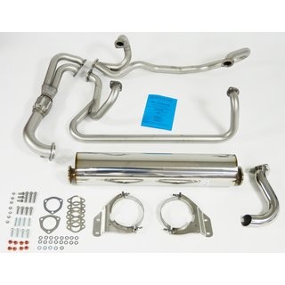 Stainless steel exhaust system suitable for VW T3 Syncro MV SS SR