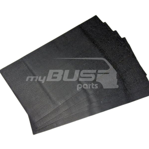 Antidrumming mats set of 5 50 x 25 cm suitable for VW T3