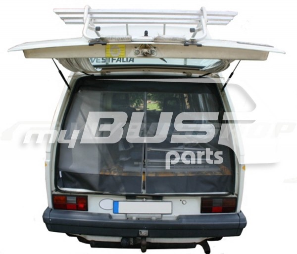 Mosquito net tailgate gray with zipper compartible for VW T3