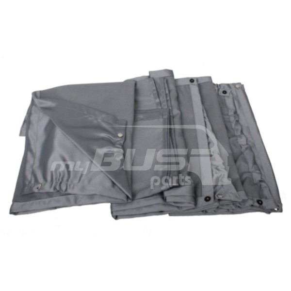 Curtain set T3 Multivan gray