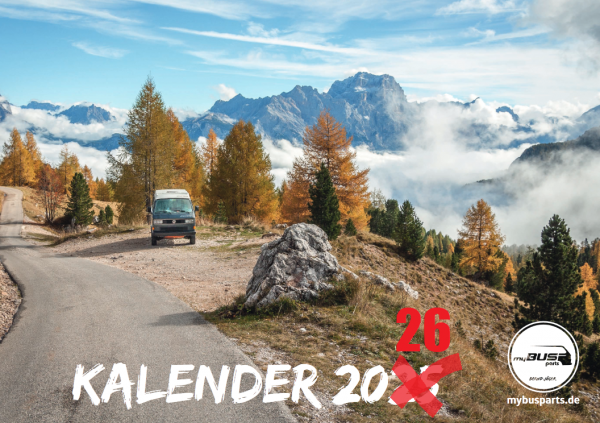 My Bus Parts Bulli Kalender 2026 - VORBESTELLUNG