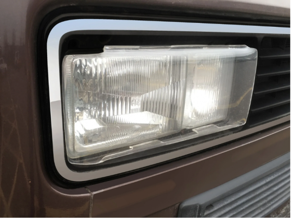 Schutz für ekige Scheinwerfer passend für VW T3